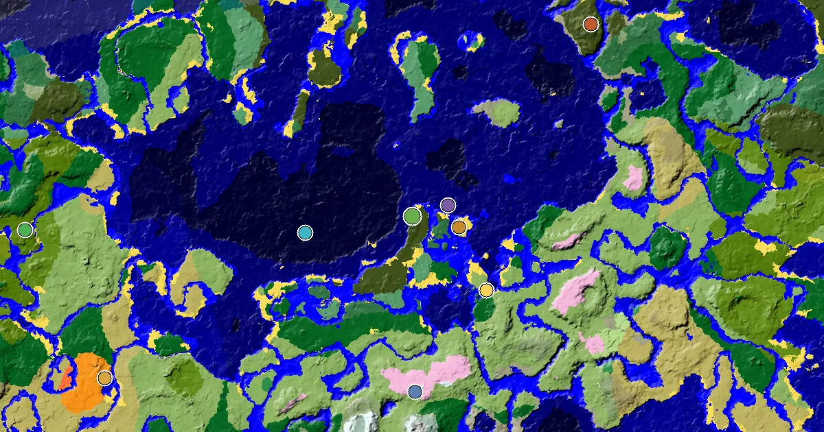 Minecraft Dark Forest Seed: Great Structures Nearby