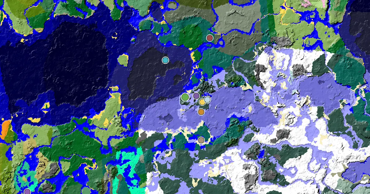 村莊離出生點很近,就在積雪針葉林出生點