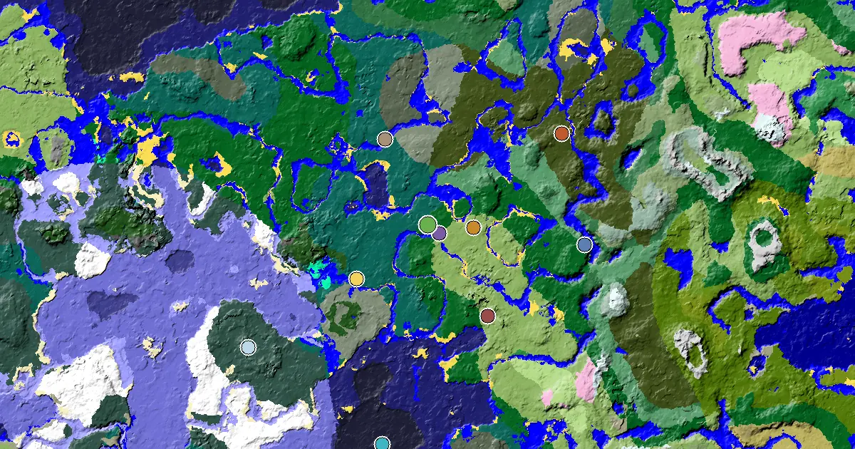 Minecraft 森林種子:林地府邸不遠