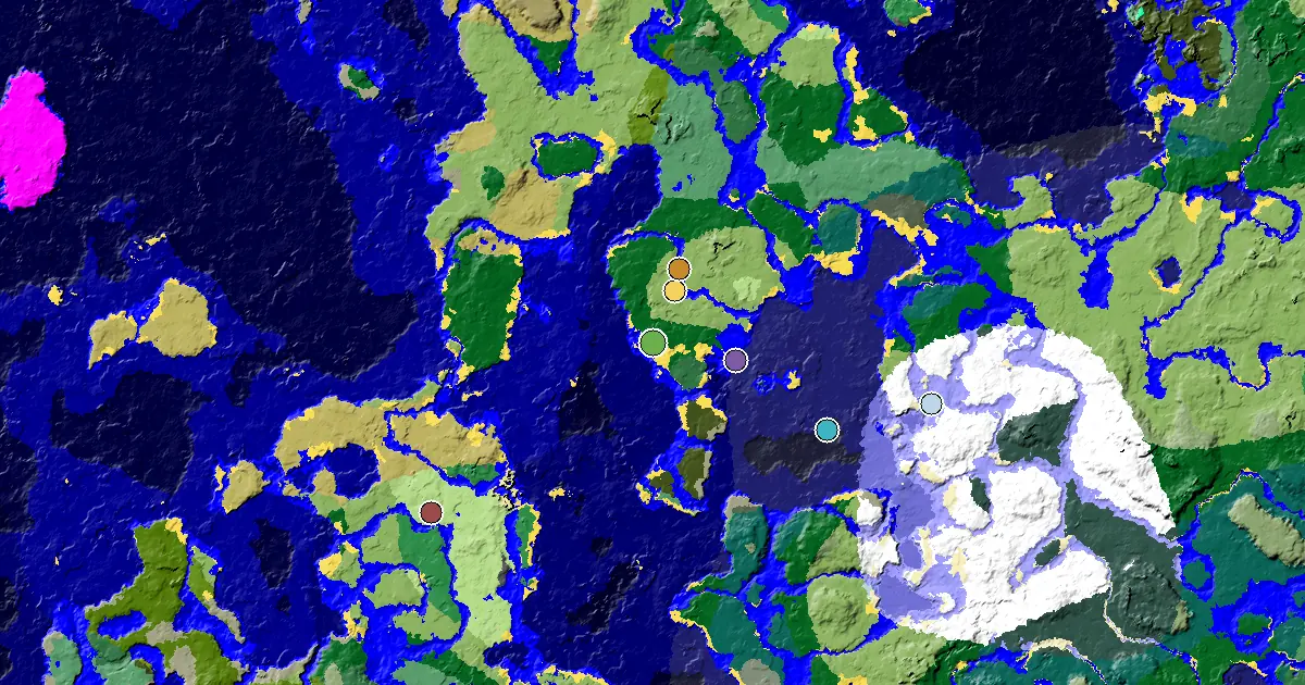 Beach Seed With a Village Close to Spawn