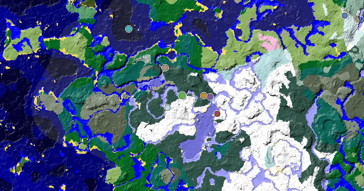 a Village at Spawn Near a Snowy Taiga Spawn