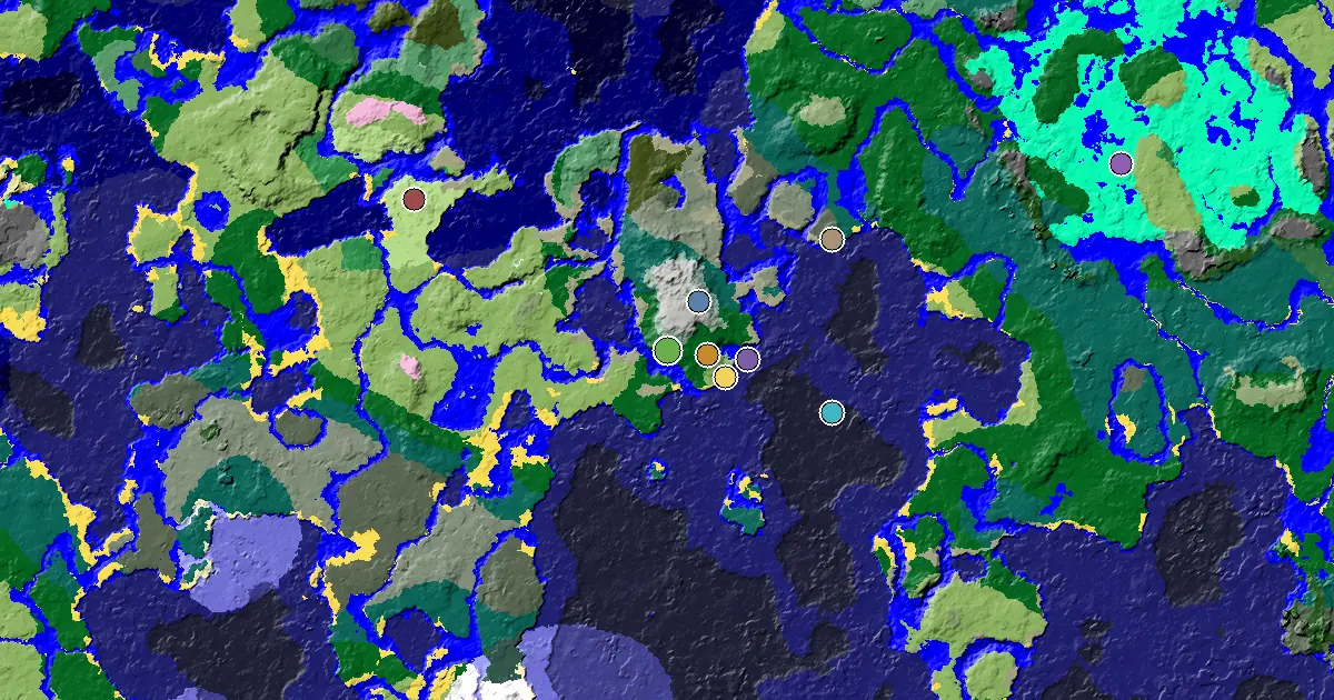 an Ancient City Under Spawn Near a Forest Spawn