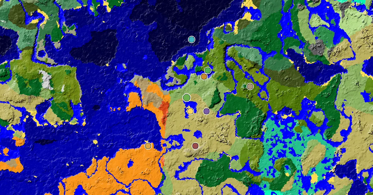 a Village Beside Spawn Near a Savanna Spawn