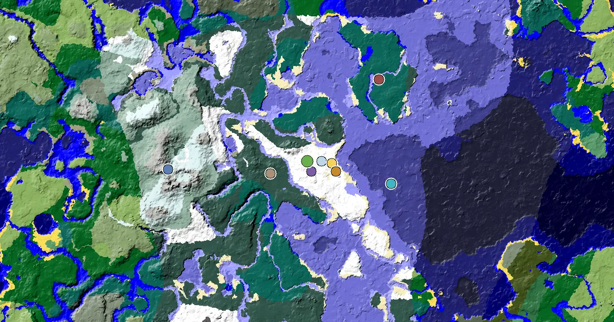 Snowy Plains Seed With a Village Beside Spawn