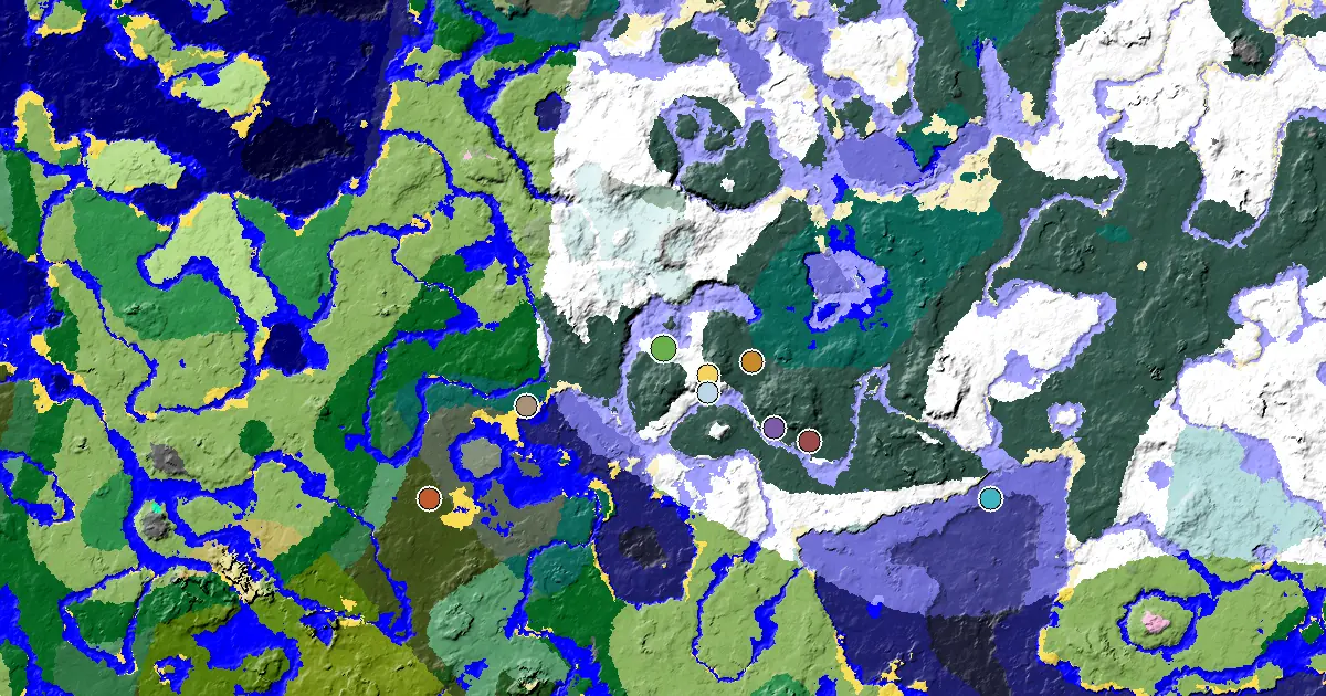 Snowy Plains Spawn — a Village Beside Spawn