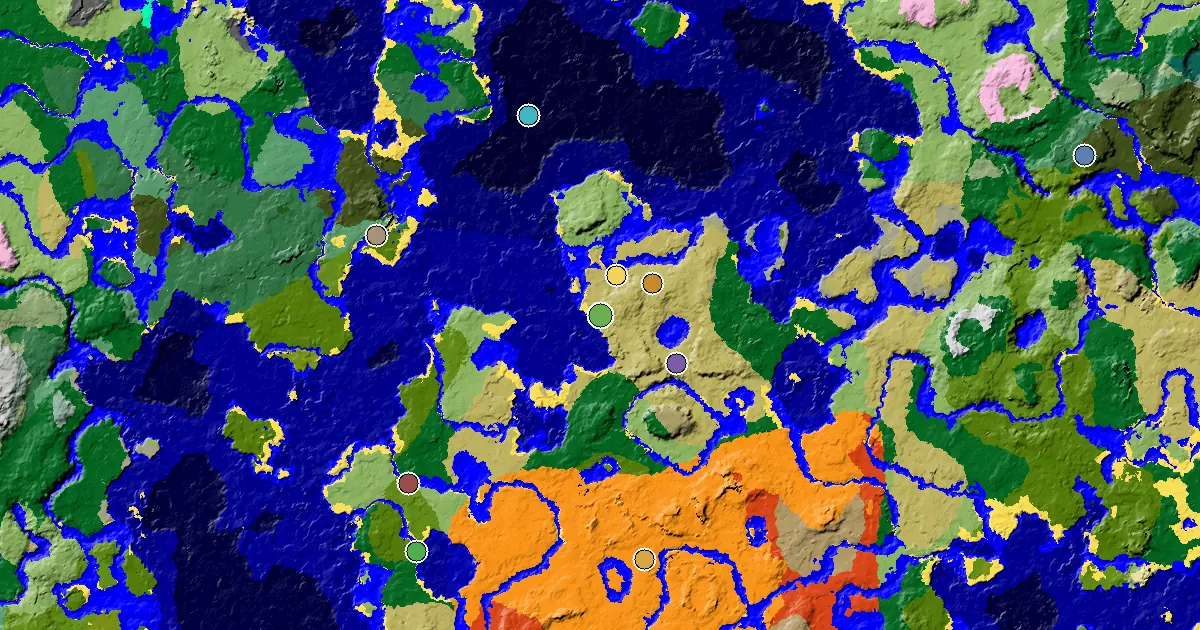 a Village Beside Spawn Near a Savanna Spawn