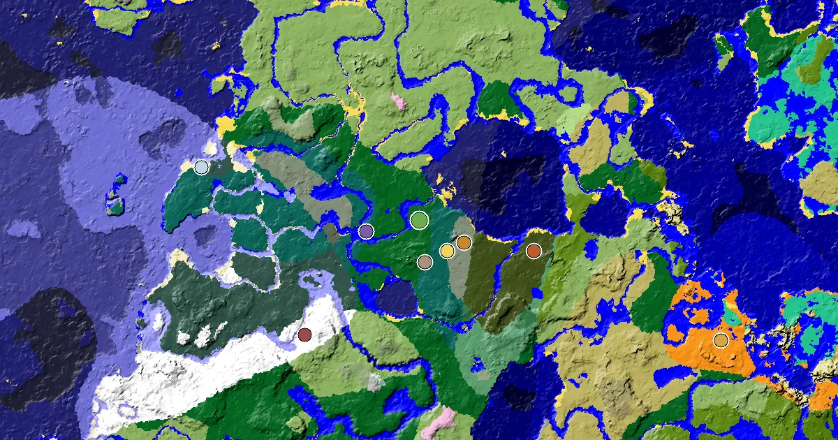 Minecraft 森林種子:林地府邸不遠