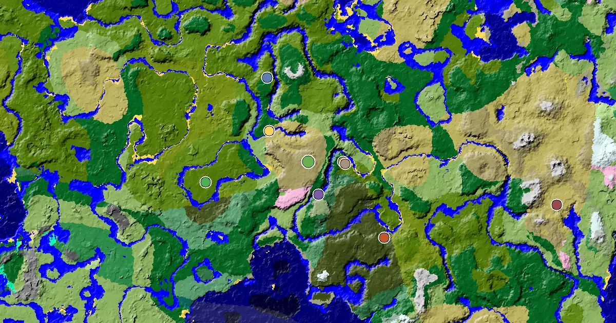 Minecraft 莽原高原種子:林地府邸不遠