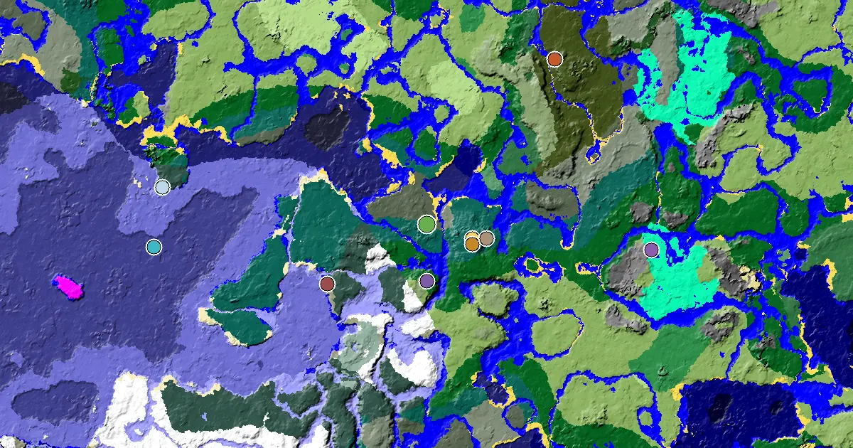 Minecraft 原始松木針葉林種子:林地府邸不遠