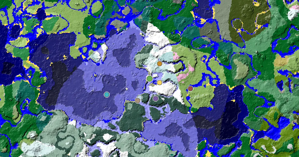 Snowy Plains Seed With a Village Beside Spawn