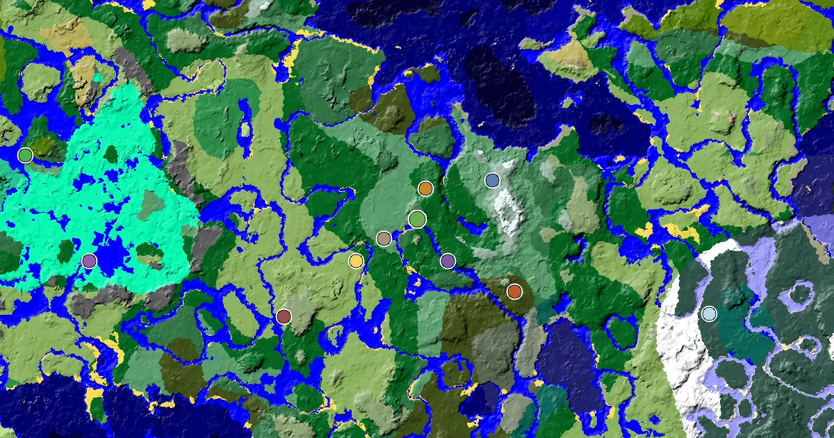 Minecraft 森林種子:林地府邸不遠