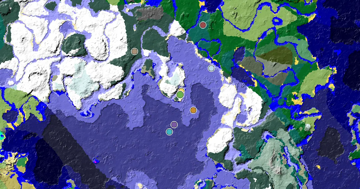 Snowy Plains Seed With a Village at Spawn