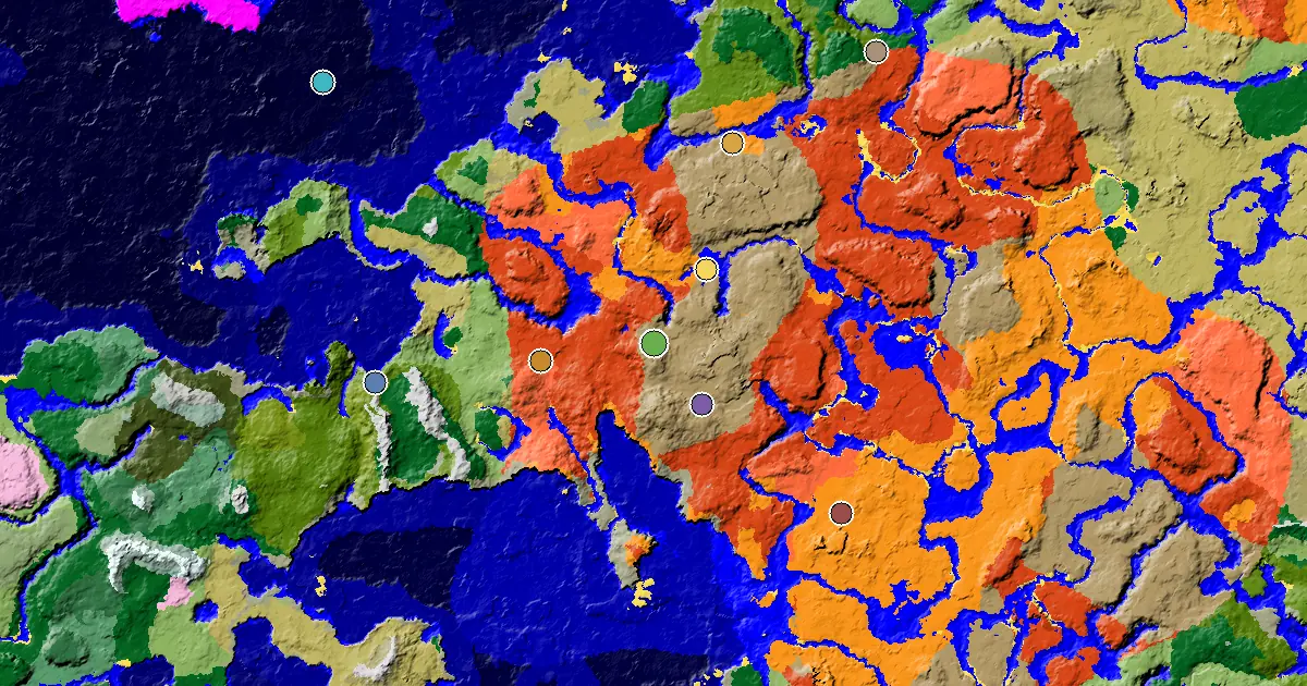 Wooded Badlands Spawn — a Village Close to Spawn