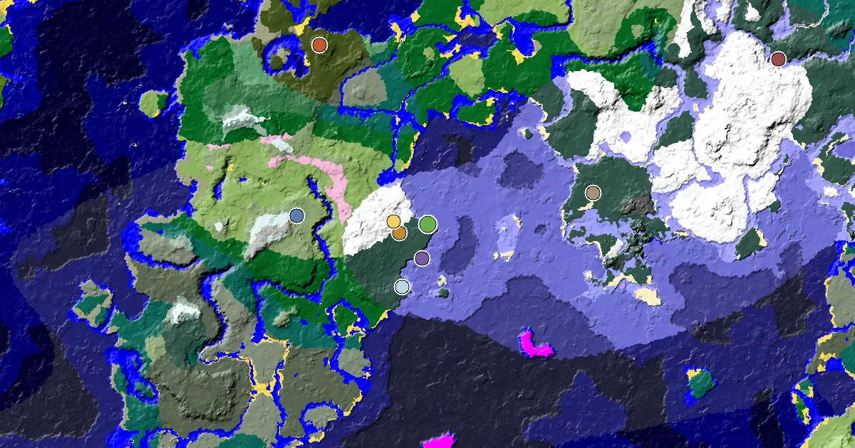 a Village Beside Spawn Near a Snowy Taiga Spawn
