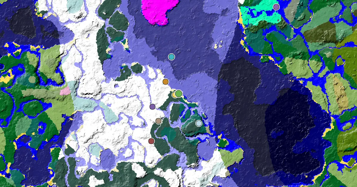 Snowy Taiga Seed With a Village at Spawn
