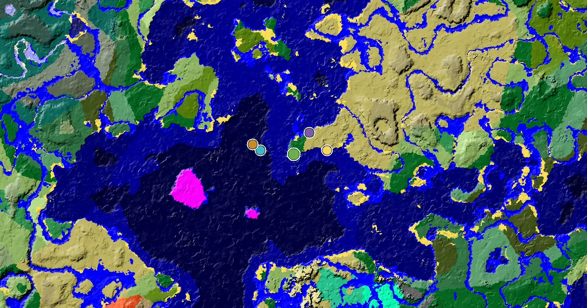 Forest Seed With a Village Close to Spawn