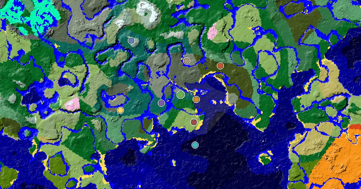 Minecraft 針葉林種子:林地府邸不遠