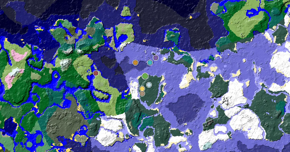 a Village Close to Spawn Near a Snowy Taiga Spawn