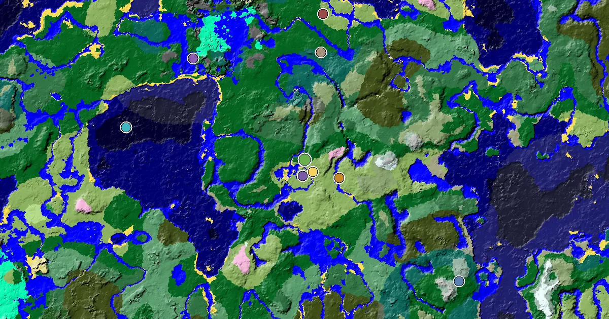 Forest Seed With a Village Beside Spawn