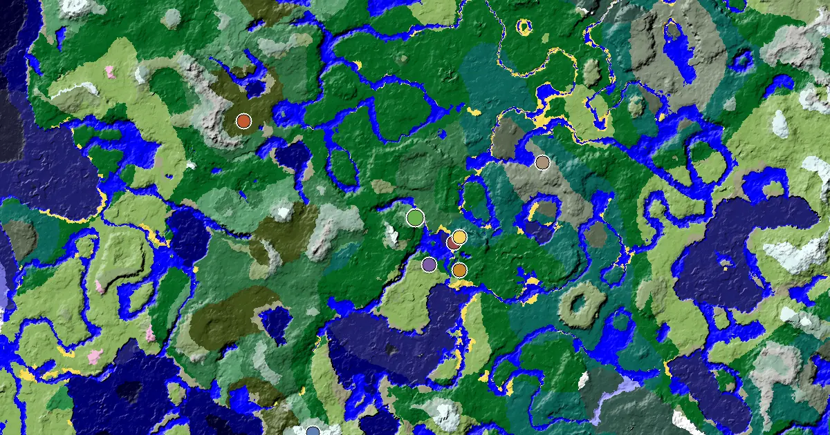 Old Growth Birch Forest Seed With a Mansion Within Reach