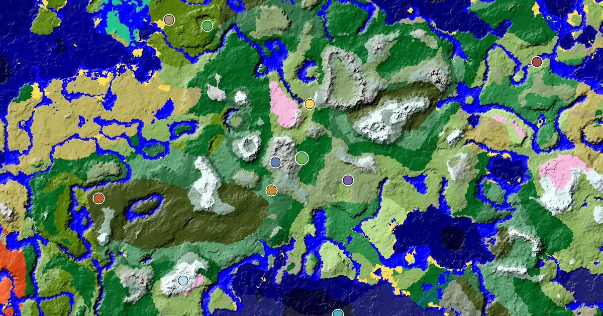 Forest Seed With an Ancient City Under Spawn