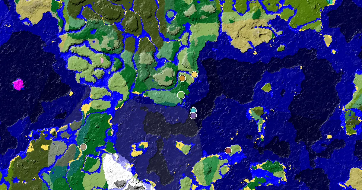 a Village Close to Spawn Near a Forest Spawn