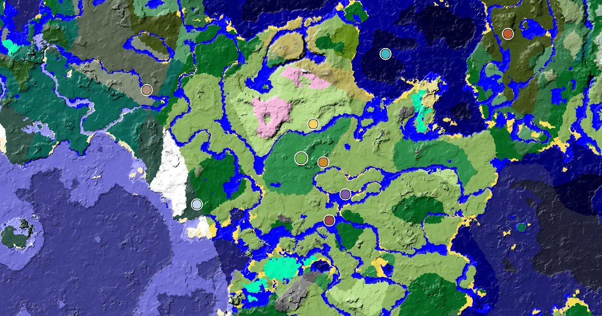 Flower Forest Spawn — a Village Close to Spawn
