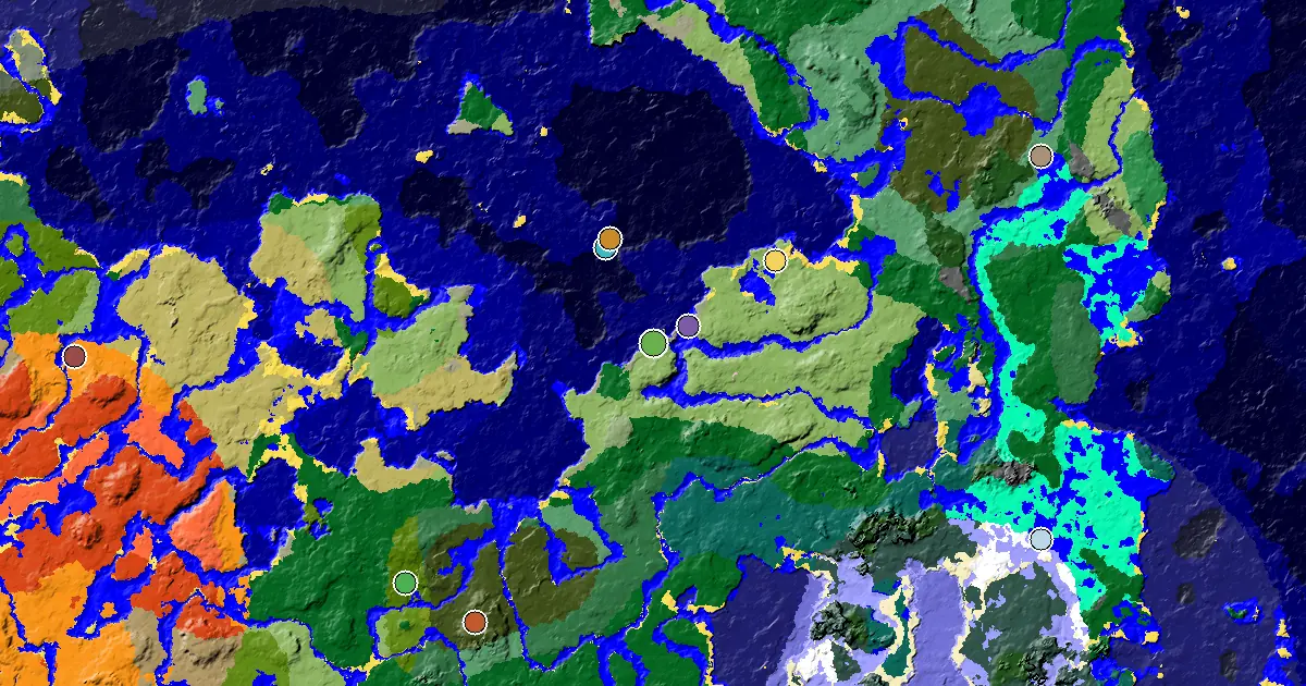 Minecraft 石岸種子:附近好結構成群