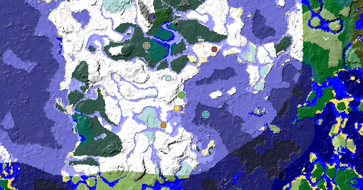 村莊就在出生點旁,就在雪原出生點