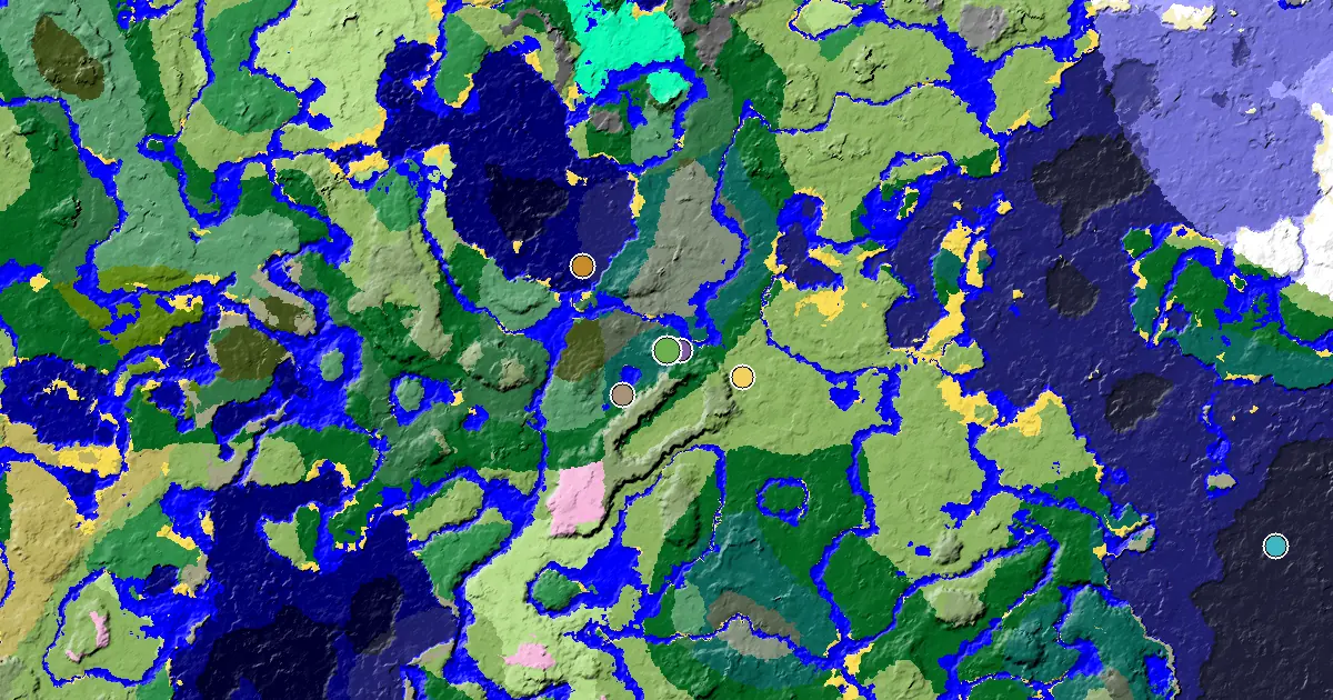 Minecraft Taiga Seed: a Village Close to Spawn