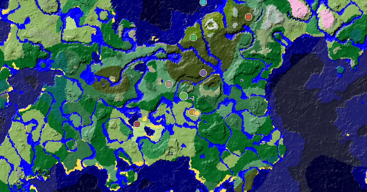 Forest Seed With a Village Close to Spawn