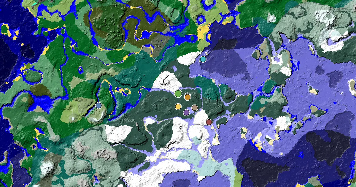 Minecraft Snowy Taiga Seed: a Trial Chamber by Spawn