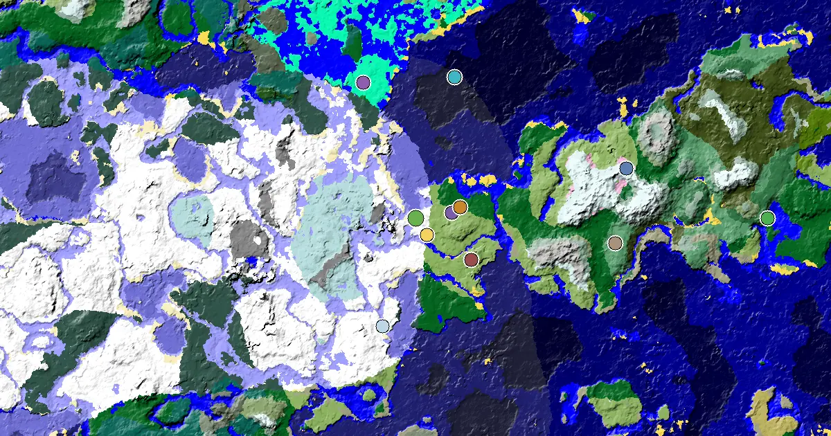 Minecraft 雪原種子:村莊就在出生點旁
