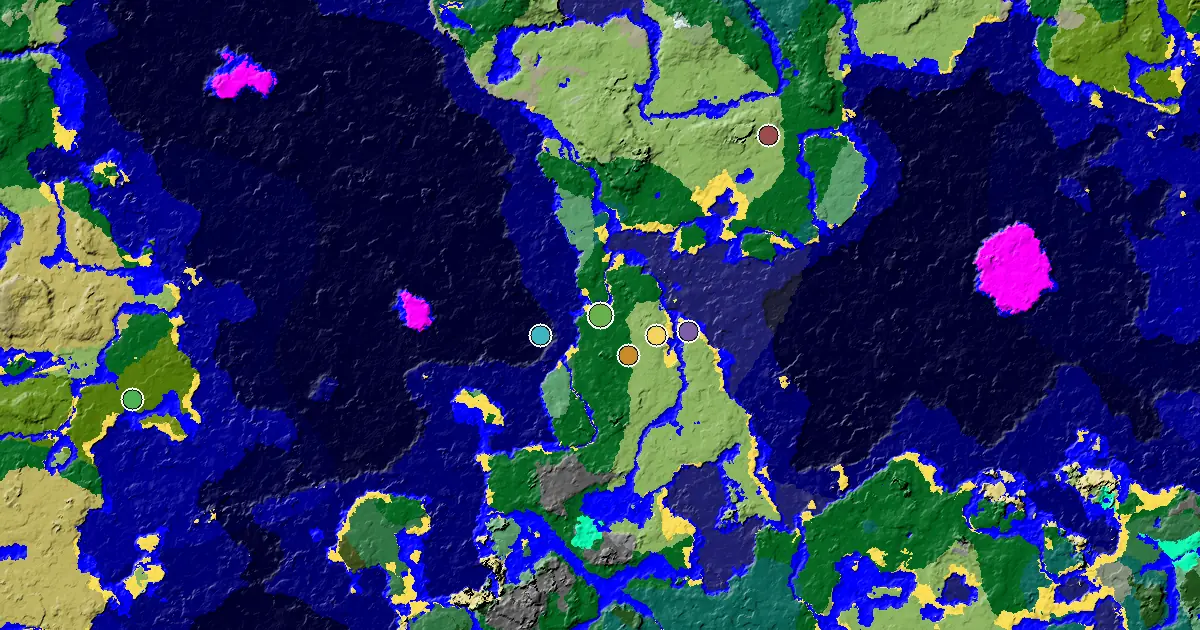a Village Close to Spawn Near a Forest Spawn