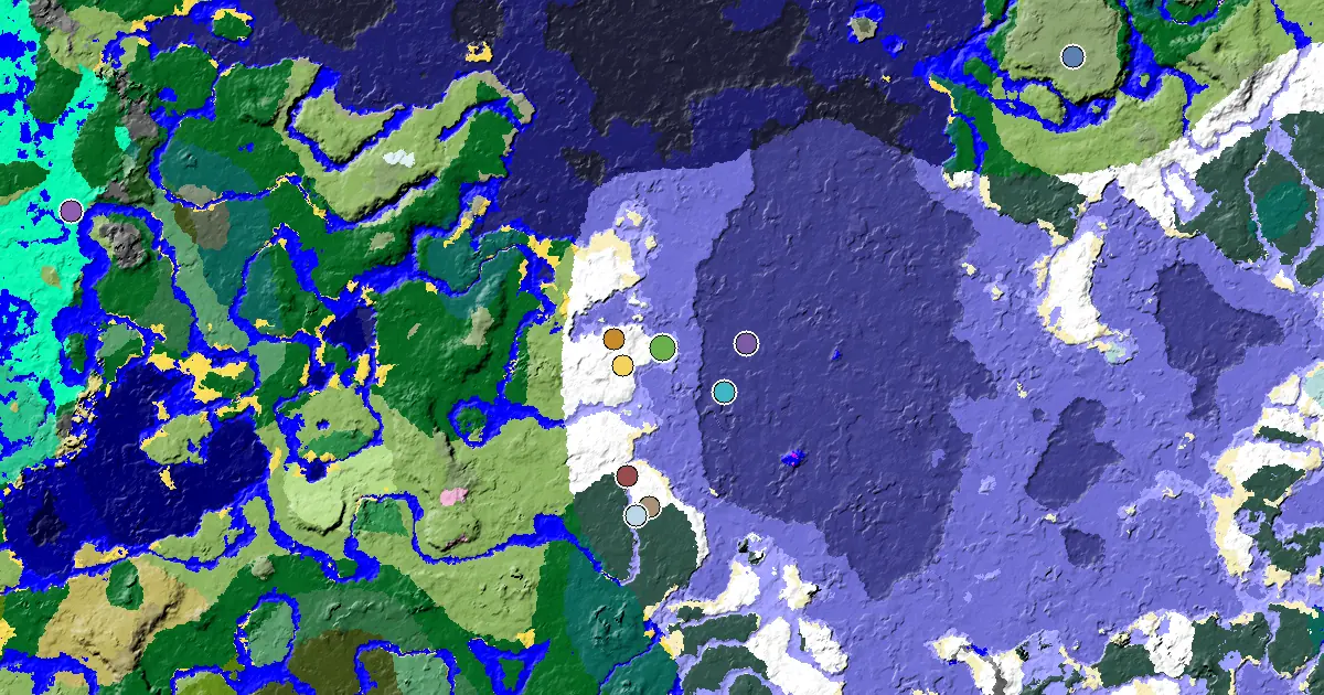雪沙灘出生點 — 村莊就在出生點旁