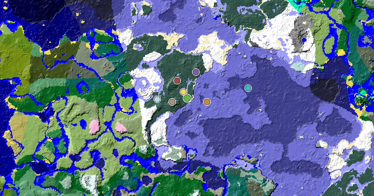 Snowy Taiga Seed With a Village Beside Spawn