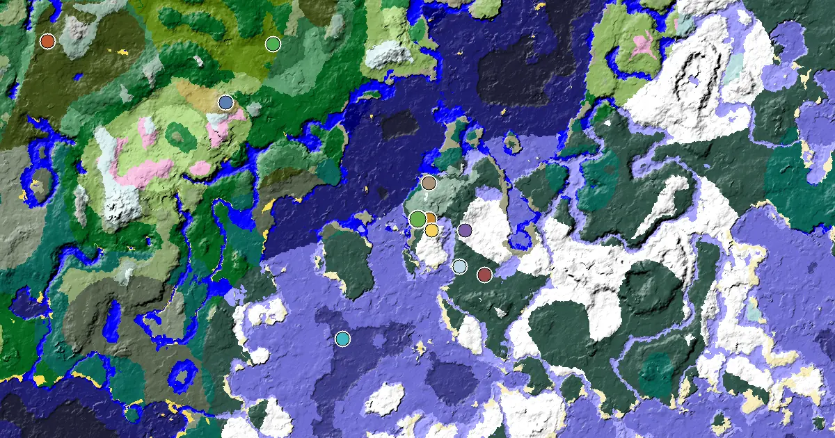 積雪針葉林出生點 — 出生點旁有試煉密室
