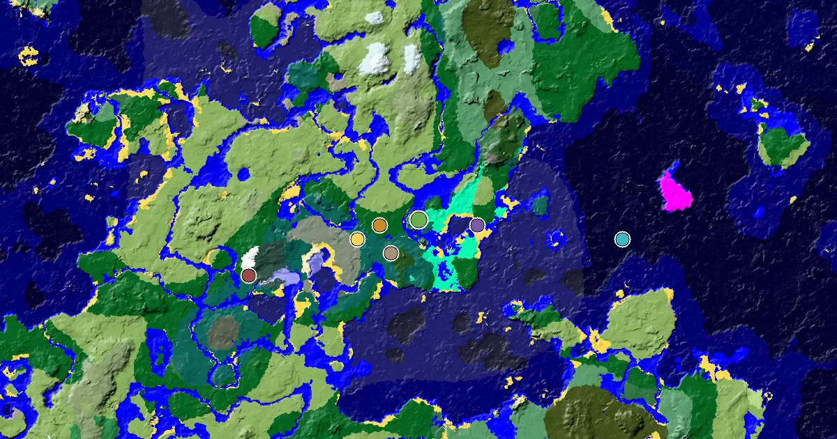 a Village Close to Spawn Near a Forest Spawn