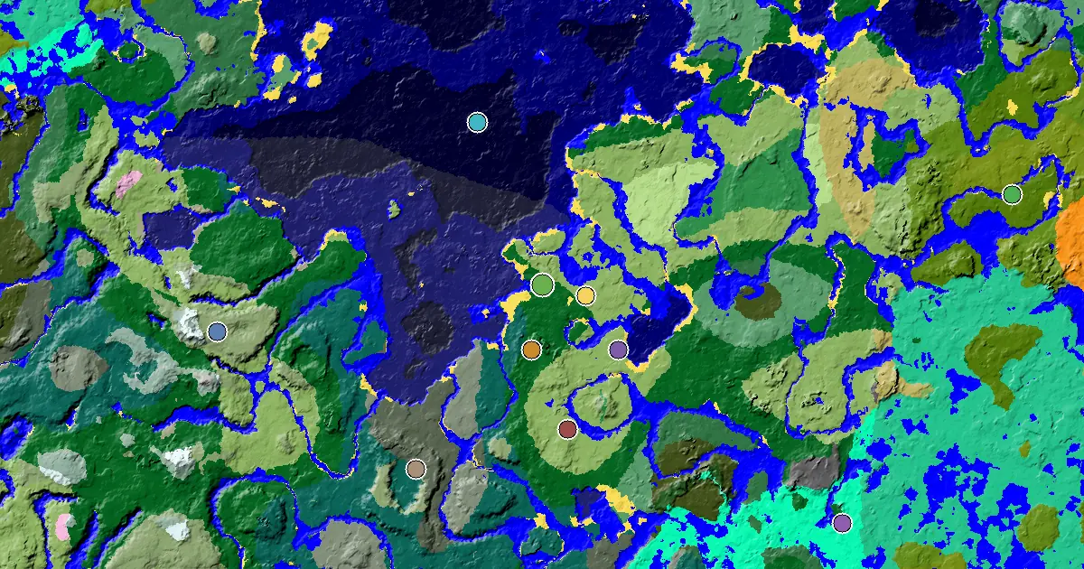 Forest Seed With a Village Beside Spawn