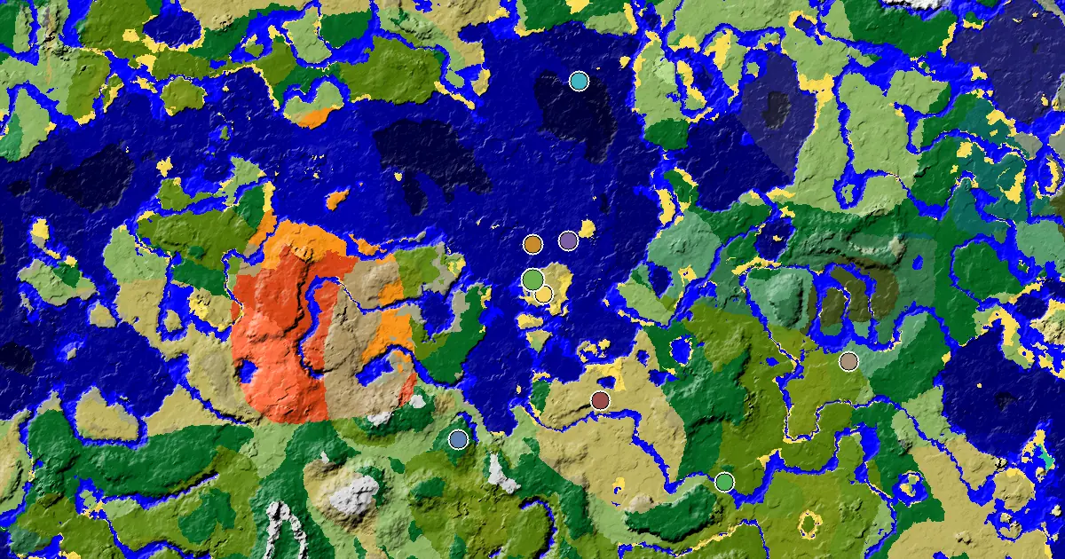 Savanna Seed With a Village Beside Spawn