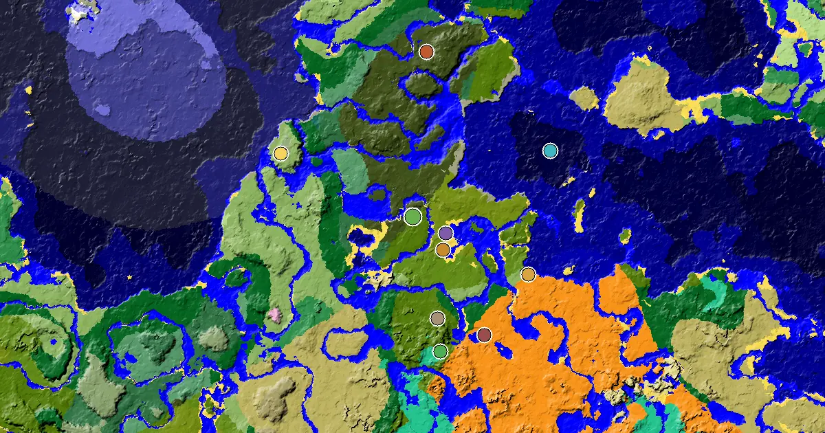 Dark Forest Seed With a Mansion Within Reach