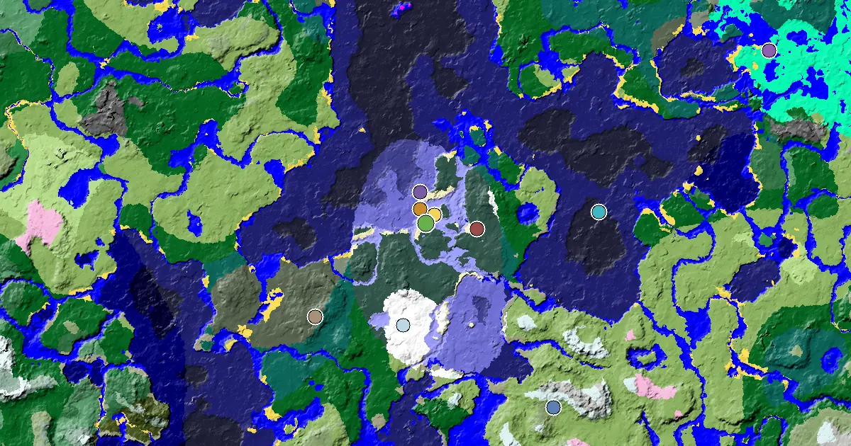 a Village at Spawn Near a Snowy Taiga Spawn