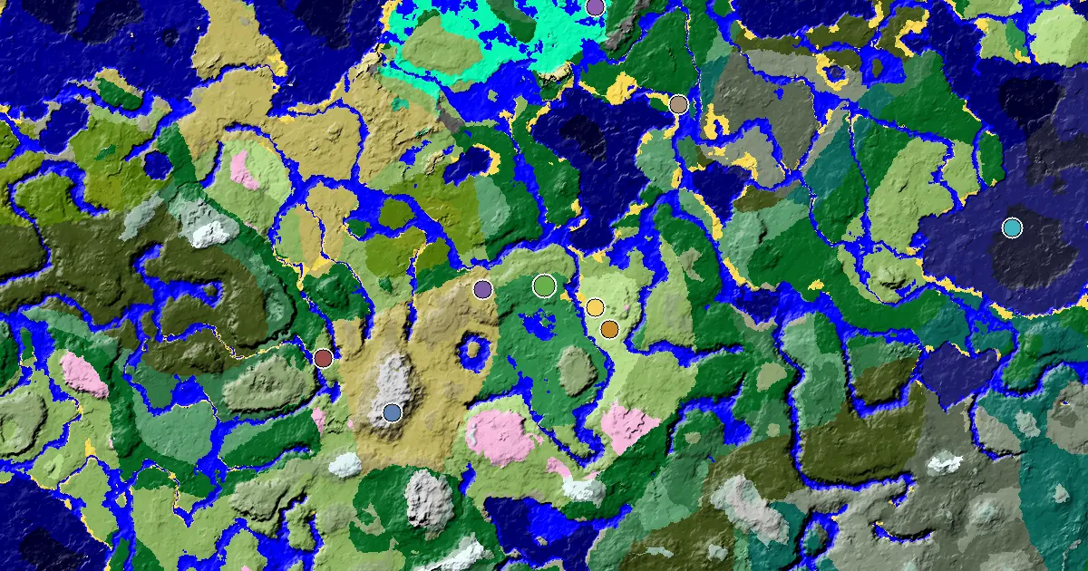 Flower Forest Seed With a Village Close to Spawn