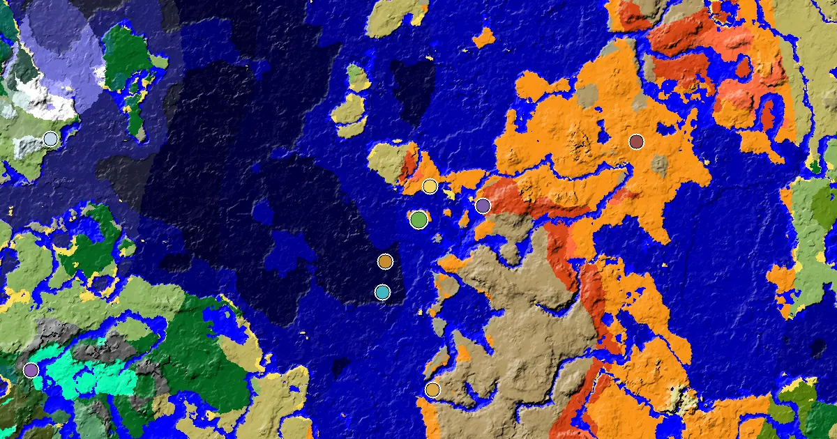 a Village Close to Spawn Near a Desert Spawn