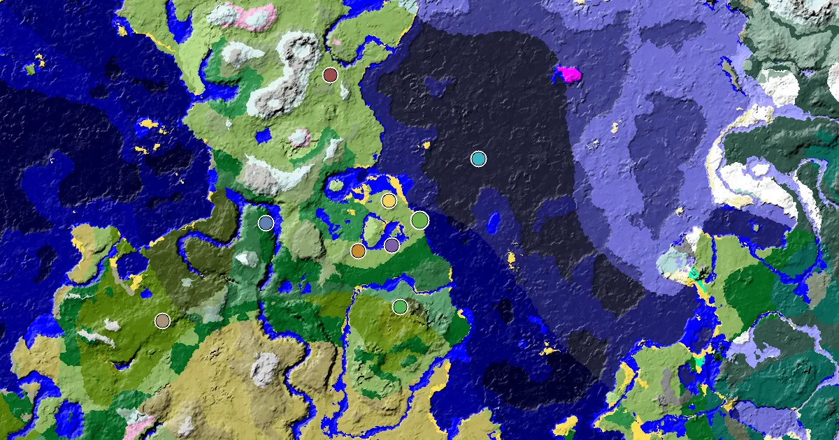 Beach Seed With a Village Close to Spawn