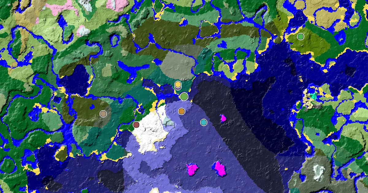 a Village Beside Spawn Near a Forest Spawn