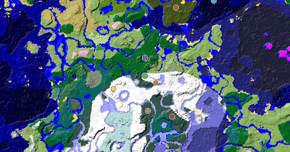 附近好結構成群,就在雪原出生點