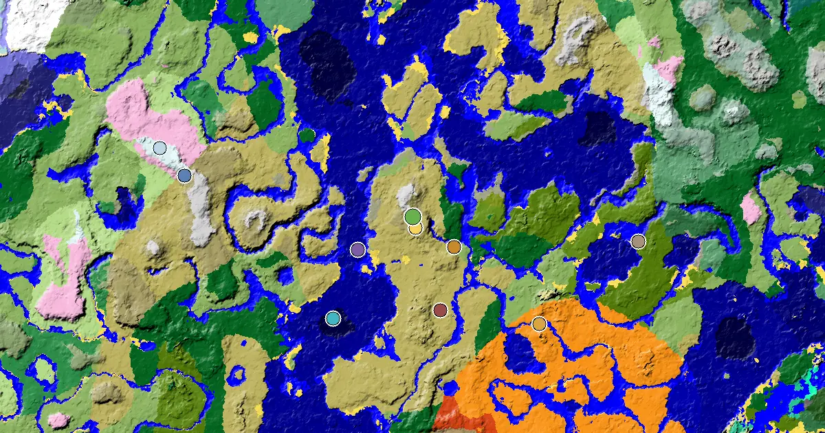 Savanna Plateau Seed With a Village at Spawn