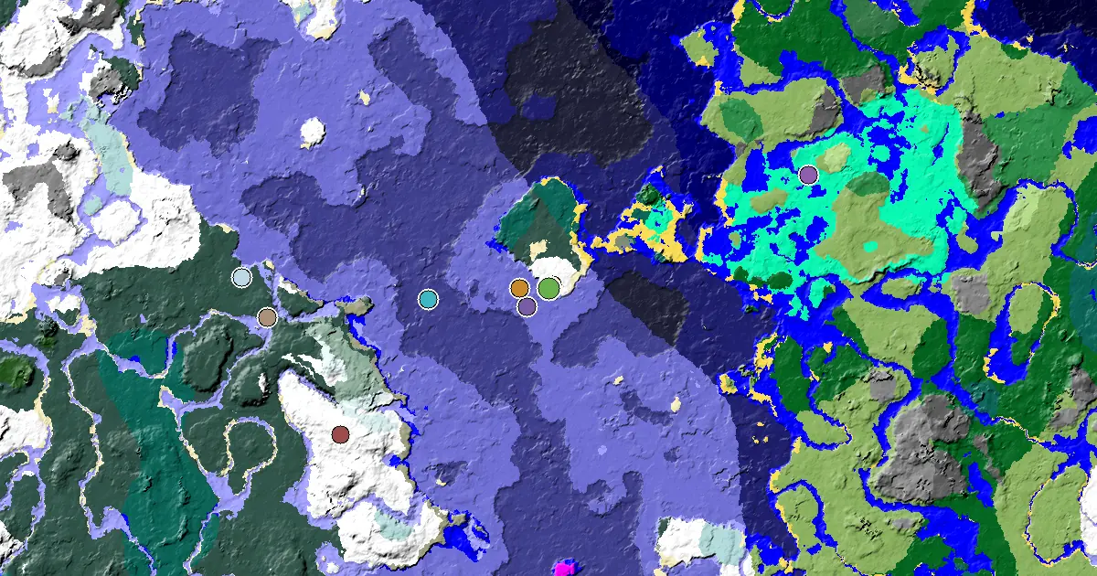 Snowy Plains Seed With a Village at Spawn