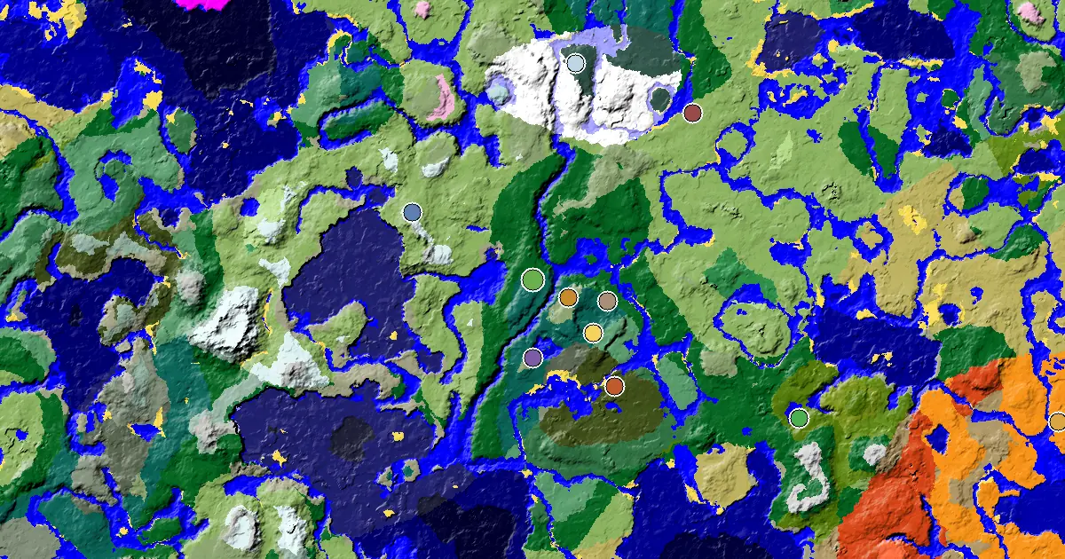 Minecraft 針葉林種子:林地府邸不遠